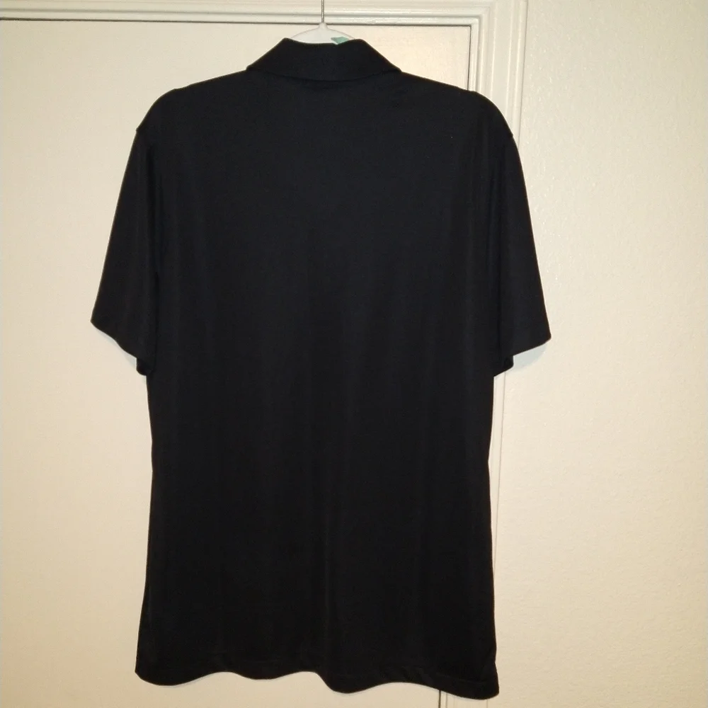Nike Black Short Sleeve Polo Shirt Men's sz Large